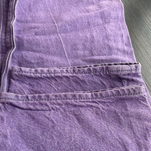 Levi’s 501’s Red Tag Purple 5 Pocket Jeans Button Fly 29x30 Altered - Picture 10 of 11